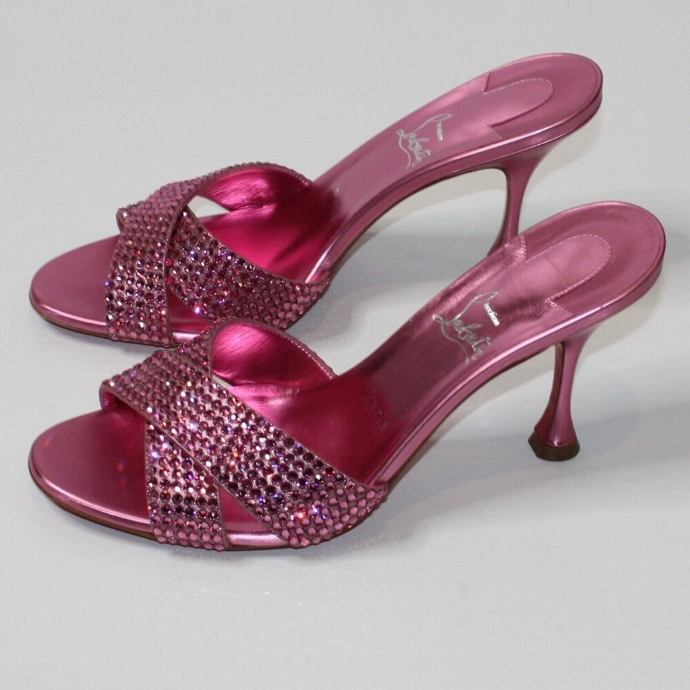 Christian Louboutin Mariza Is Back Slide Sandals Shoes EU 41 / US 11 MSRP $1495 - Picture 5 of 7